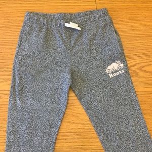 Kids Salt and Pepper Roots Pants.